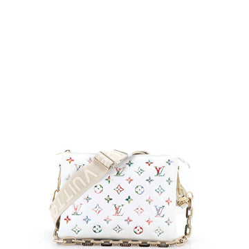 Louis Vuitton Coussin Bag Monogram Flower Embossed Lambskin PM