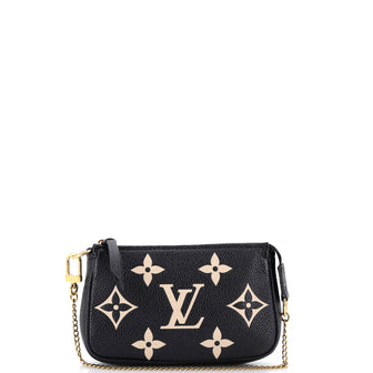 Louis Vuitton Pochette Accessoires Bicolor Monogram Empreinte Giant Mini