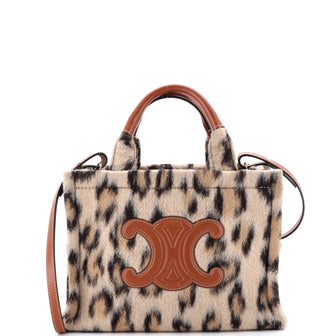 Celine Cabas Thais Tote Printed Wool Small