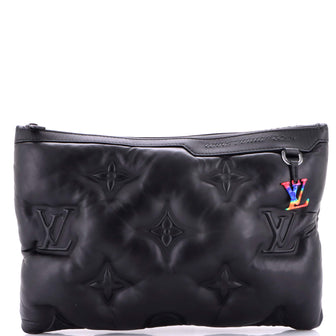 Louis Vuitton A4 Pouch Monogram Puffer Lambskin