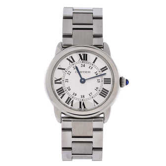 Cartier Ronde Solo de Cartier Quartz Watch Stainless Steel 29
