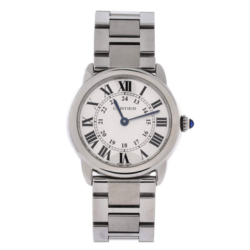 Cartier Ronde Solo de Cartier Quartz Watch Stainless Steel 29