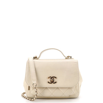 Chanel Business Affinity Flap Bag Quilted Caviar Mini