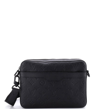 Louis Vuitton Trio Messenger Bag Monogram Shadow Leather