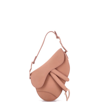 Christian Dior Ultra Matte Saddle Handbag Leather Mini
