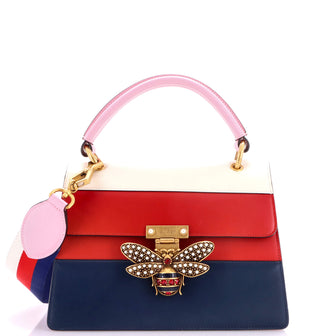 Gucci Queen Margaret Top Handle Bag Colorblock Leather Small