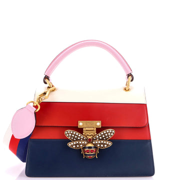 Gucci Queen Margaret Top Handle Bag Colorblock Leather Small