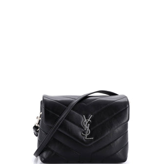 Saint Laurent Loulou Shoulder Bag Matelasse Chevron Leather Toy