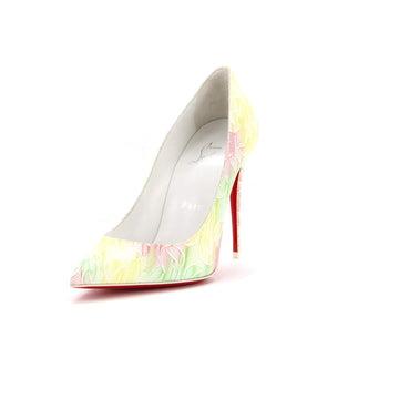 Christian Louboutin Women's Kate Pumps Printed Canvas 100