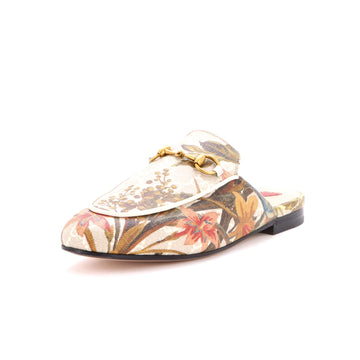Gucci Women's Princetown Mules Printed GG Coated Canvas