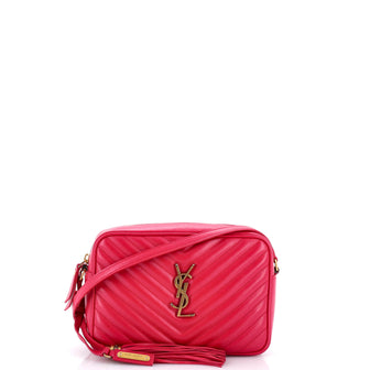 Saint Laurent Lou Camera Bag Matelasse Chevron Leather Small