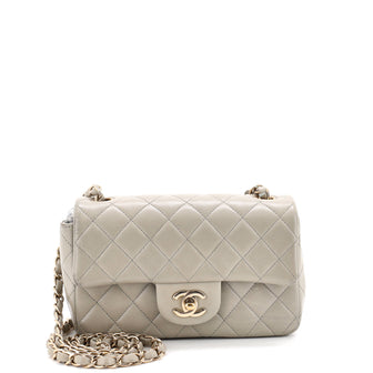 Chanel Classic Single Flap Bag Quilted Lambskin Mini