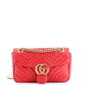 Gucci GG Marmont Flap Bag Matelasse Leather Medium