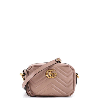 Gucci GG Marmont Shoulder Bag Matelasse Leather Mini