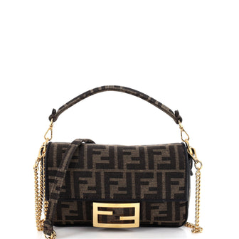 Fendi Baguette NM Bag Zucca Canvas Mini