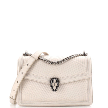 Bvlgari Serpenti Forever Shoulder Bag Quilted Leather Small
