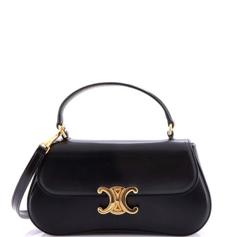 Celine Lola Triomphe Top Handle Bag Leather Teen