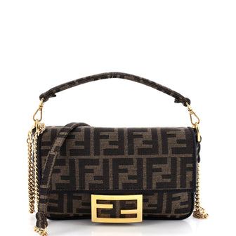 Fendi Baguette NM Bag Zucca Canvas Mini