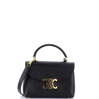 Celine Nino Top Handle Bag Leather Teen