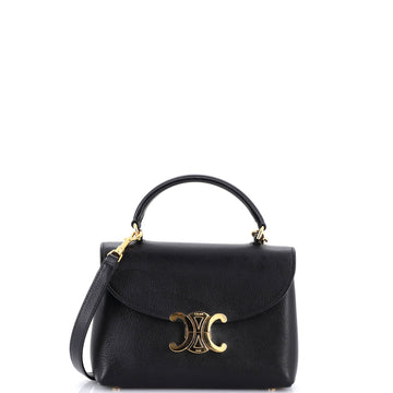 Celine Nino Top Handle Bag Leather Teen