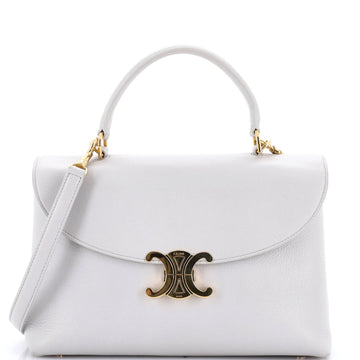 Celine Nino Top Handle Bag Leather Medium
