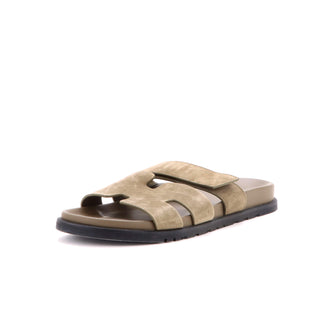 Hermes Men's Chypre Sandals Suede