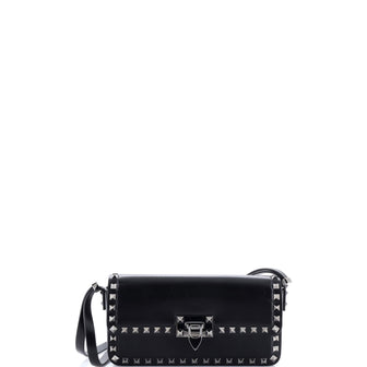 Valentino Garavani Rockstud23 Shoulder Bag Leather East West