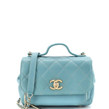 Chanel Business Affinity Flap Bag Quilted Caviar Mini