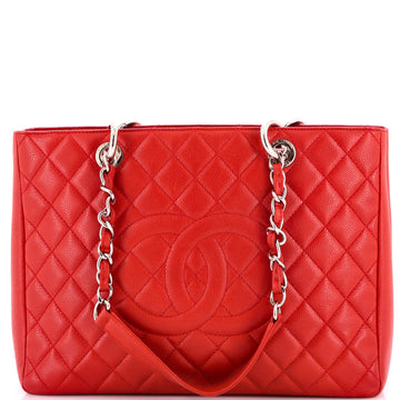 Chanel Grand Shopping Tote Quilted Caviar