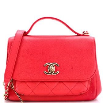 Chanel Business Affinity Flap Bag Quilted Caviar Mini