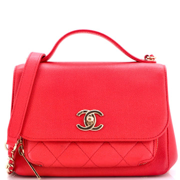 Chanel Business Affinity Flap Bag Quilted Caviar Mini