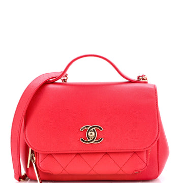 Chanel Business Affinity Flap Bag Quilted Caviar Mini