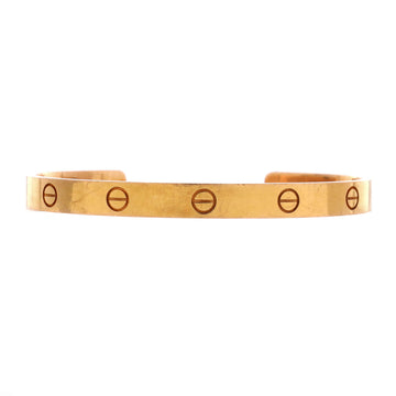 Cartier Love Cuff Bracelet 18K Rose Gold