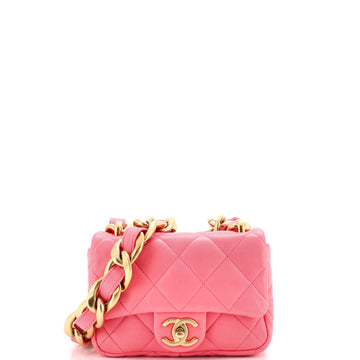 Chanel Funky Town Flap Bag Quilted Lambskin Mini