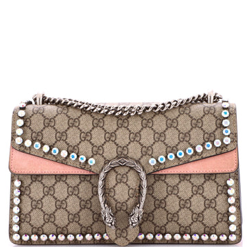 Gucci Dionysus Bag Crystal Embellished GG Coated Canvas Medium