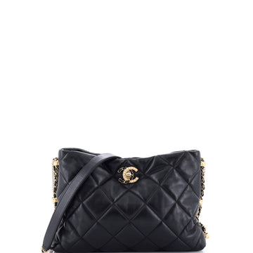 Chanel Crush on Chains Hobo Quilted Lambskin