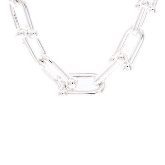 Tiffany & Co. HardWear Graduated Link Necklace Sterling Silver