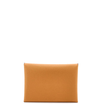 Hermes Calvi Duo Card Holder Epsom
