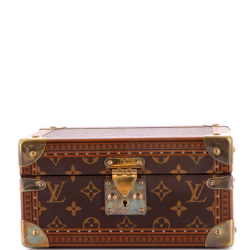 Louis Vuitton Coffret Tresor Jewelry Box Monogram Canvas