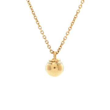 Tiffany & Co. HardWear Ball Pendant Necklace 18K Yellow Gold 8mm