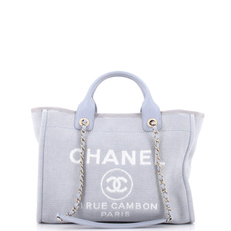 Chanel Deauville NM Tote Mixed Fibers Small
