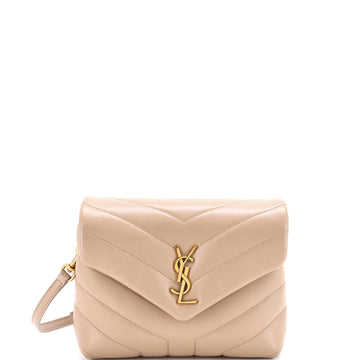 Saint Laurent Loulou Shoulder Bag Matelasse Chevron Leather Toy