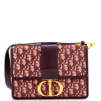 Christian Dior 30 Montaigne Flap Bag Oblique Canvas