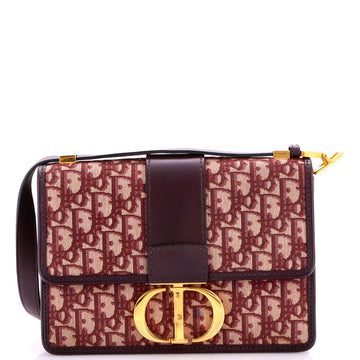 Christian Dior 30 Montaigne Flap Bag Oblique Canvas
