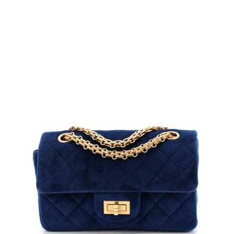 Chanel Reissue 2.55 Flap Bag Quilted Velvet Mini