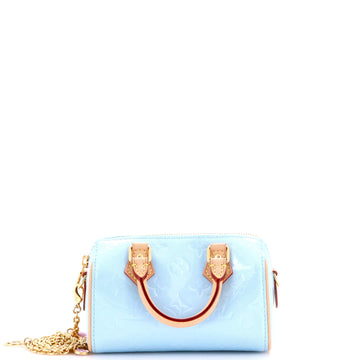 Louis Vuitton Chain Speedy Bandouliere NM Bag Limited Edition Valentine Monogram Vernis Nano