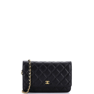 Chanel Wallet on Chain Quilted Caviar