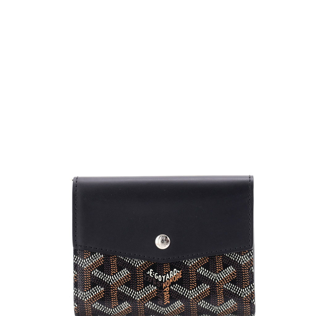 Goyard Saint Gabriel Wallet Coated Canvas and Leather Compact 427299