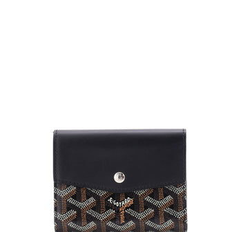 Goyard Saint Gabriel Wallet Coated Canvas and Leather Compact