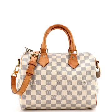 Louis Vuitton Speedy Bandouliere Bag Damier 25